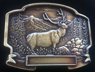 Canada Hunter Hunting Big Game Sports Elk Moose Buckles Boucle de 