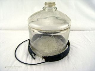 Antique Glass Kerosene Jar from the Perfection Stove Company   broken 