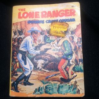 Big Little Book The Lone Ranger Outwits Crazy Cougar Whitman 1968 