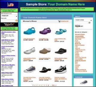 ONLINE SHOE STORE 4SALE   MAKE MONEY ON 870,000 ITEMS a