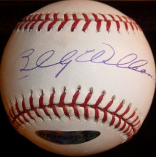 BILLY WILLIAMS AUTOGRAPHED SIGNED NATIONAL LEAGUE COLEMAN BASEBALL UDA 