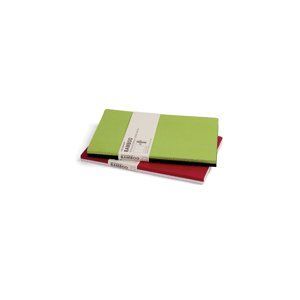 2WRITERSBLOK Bamboo Paper Medium Notebook Journal Plain