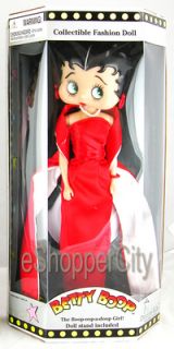 Betty Boop Red Glamour Doll Barbie Type Figure New
