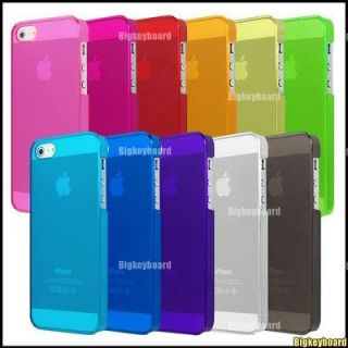 Ultra Slim Thin Clear Hard Back Cover Case for Apple iPhone 5 5G