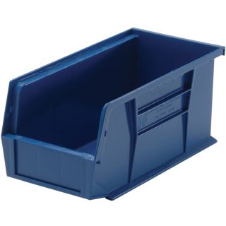 Carton of 12 Blue Plastic Storage Parts Bins QUS230