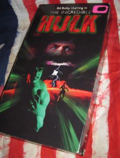 The Incredible Hulk Bill Bixby Lou Ferrigno VHS 1978