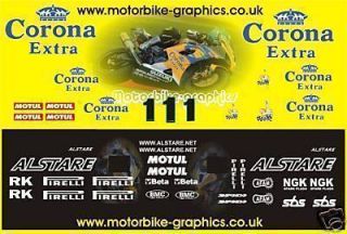WSB Corona 2006 Biaggi Decals Graphics Stickers
