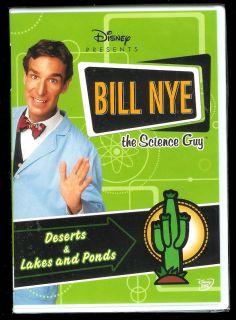 Bill Nye The Science Guy Deserts Lakes Ponds Disney Educational DVD 