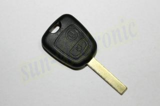 Uncut Blank Remote Key Shell Case Fob for Peugeot 106 206 306 405 406 