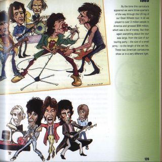 Rolling Stones History in Cartoons Book by Bill Wyman