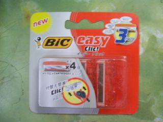 BIC Easy Clic 3 Blades Razors Refill 8 Cartridges