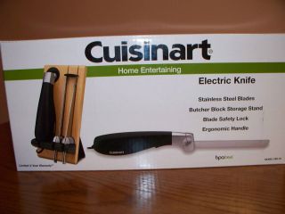 New in Box Cuisinart Stainless Steel Electric Knife