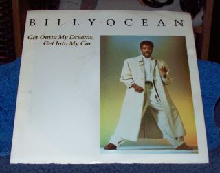 Billy Ocean Get Outta My Dreams Get Into My Car 45 Record Vintage 1988 