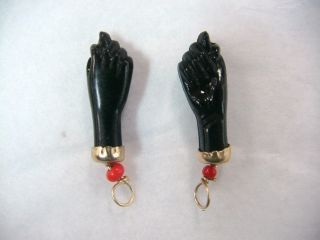Mano de Azabache Black Hand for Baby Bracelets or Necklaces
