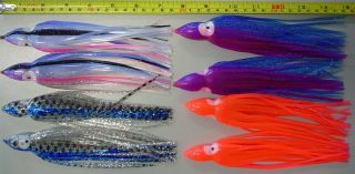 Soft Squid Skirt Lures 7 5 Brand New Big Game Fishing Lures 4 