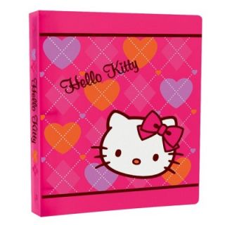 Hello Kitty 1inch Binder / School Binder  Argyle
