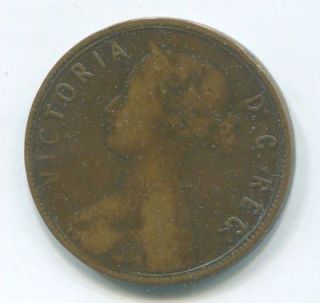 1885 Newfoundland Large Cent Low Mintage