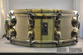 Mapex Black Panther Brass Cat 5 5x14 Snare Drum Video Demo Free Case 