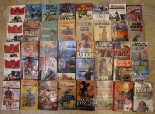 Western Lot of 78 Paperback Books Compton Longarm Gunsmith Stagecoach 