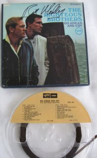 Righteous Brothers Go Ahead Cry Bill Medley Signed