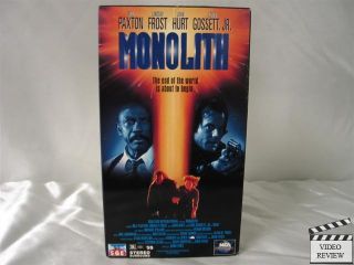 Monolith VHS Bill Paxton Lindsay Frost John Hurt 096898182331