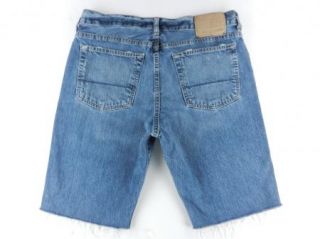 Abercrombie Fitch AF Button Fly Cut Offs Jeans Mens Shorts Waist Sz 31 