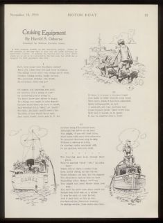 1919 William Harnden Foster Boat Cartoon Print 5