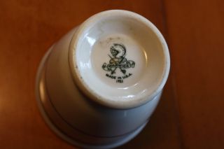 Erie Railroad Starrucca Pattern Double Egg Cup Warwick China 1951 