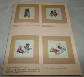   Potter The Tale of Pigling Bland Cross Stitch Pattern Book