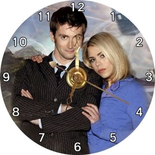 Brand New Doctor Who Cast David Tennant Billie Piper CD Clock