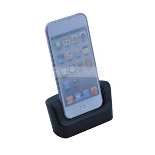 Black Desktop Charger Cradle Dock Docking Station for Apple iPod Touch 