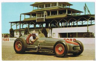 Bill Vukovich 1953 Winner 500 Mile Automobile Race Indianapolis 