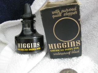   Bottle Box Higgins American India Ink Embossd Bottom Unique Top