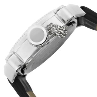   Invicta 7275 Signature Black Dial Black Leather Swiss Quartz Watch