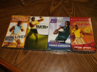 BILLY BLANKS TAE BO 4 VHS NEW SEALED BOOT CAMP FAT BLASTER POWER 