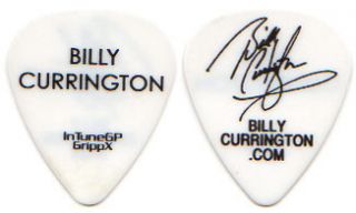 Billy Currington Tour Guitar Pick : country white concert intunegp 