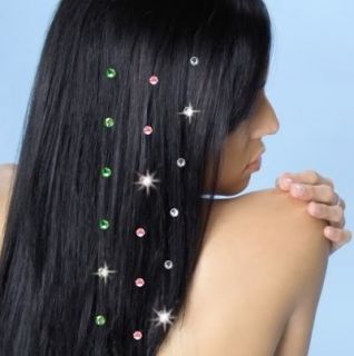 Crystal Swarovski Hair Extensions Bling Magnetic Hair Jewelry Strands 