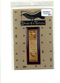 Birds of A Feather A Bird in The Hand Cross Stitch Chart Pattern RARE 