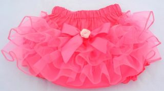 New Diaper Covers Ruffle Pants Bloomers Baby Toddler Girls Pink 0 24 M 