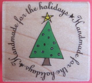 Handmade for The Holidays Rubber Stamp Hero Arts 2004