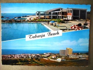 Lebanon Lebanese Beirut ORG Postcard Tabarja Beach