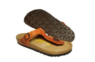 Birkenstock Womens Sandals Slides Orange EUR 38 NB0103