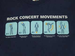 Blue Man Group Chicago Rock Concerts Movements T Shirt Size M Pre 
