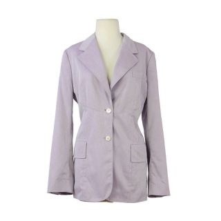   Ferre Light Purple 100 Cotton Blazer Jacket US XXL EU 48