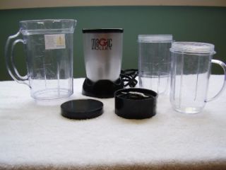 Magic Bullet Blender with Blade Gasket Accessories Cups Pitcher