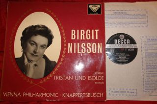 Wagner Birgit Nilsson ED1 WBG Decca Stereo LP SXL 2184