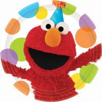 Sesame Street Elmo Birthday Party Supplies for 8 Guests
