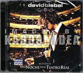 CD DVD David Bisbal Una Noche En El Teatro Real Acustico 2011 New 