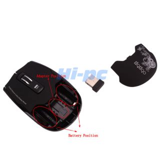   4G Wireless Mouse and Keyboard Set Black for PC + USB Receiver