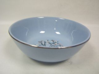   laughlin usa round serving bowl pattern bluemont skytone jubilee 7 1